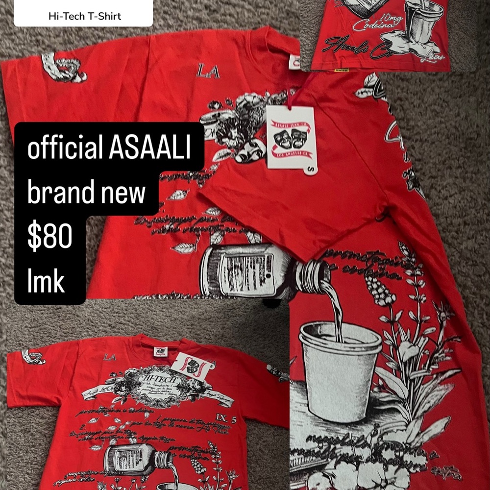 Red Graphic Short Sleeve Tee